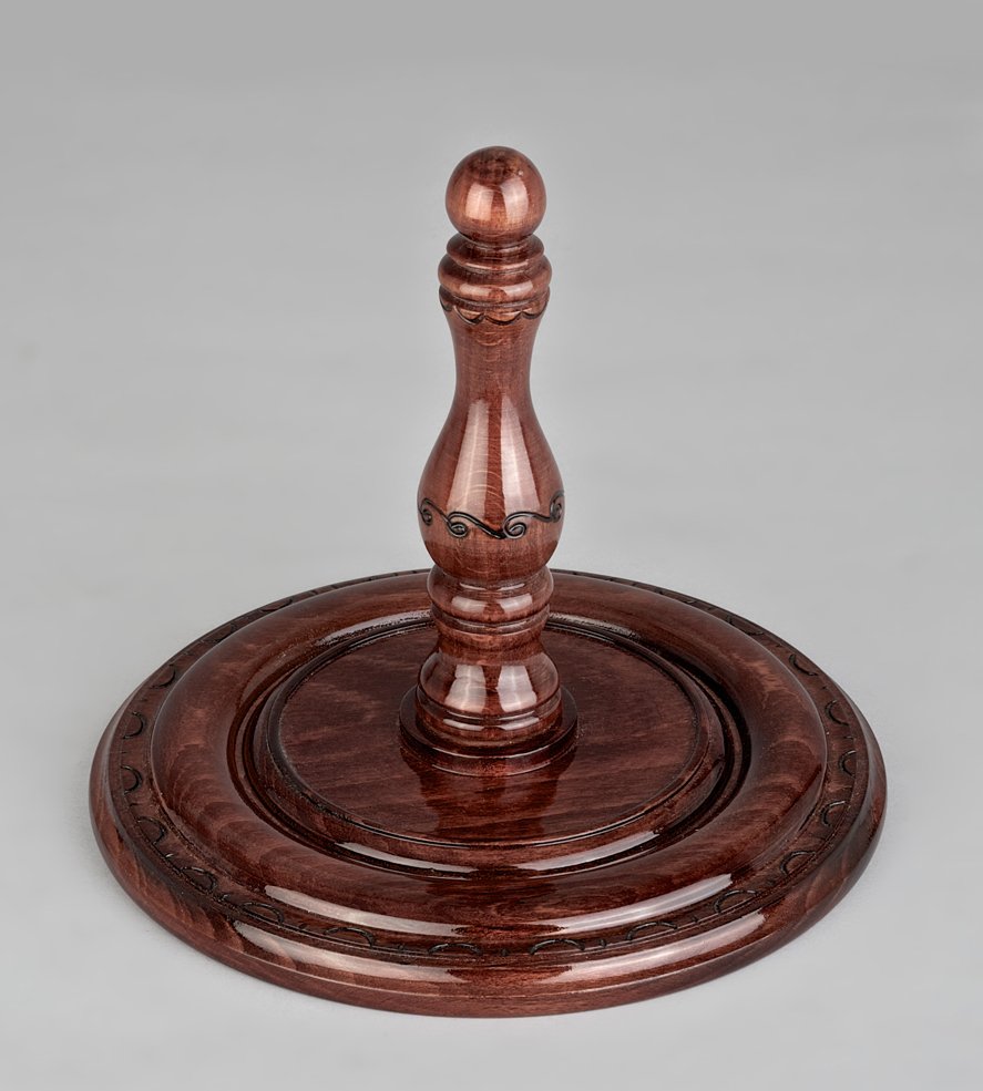 Plain Wood Set of Etz Chaim Torah Rollers #15-55