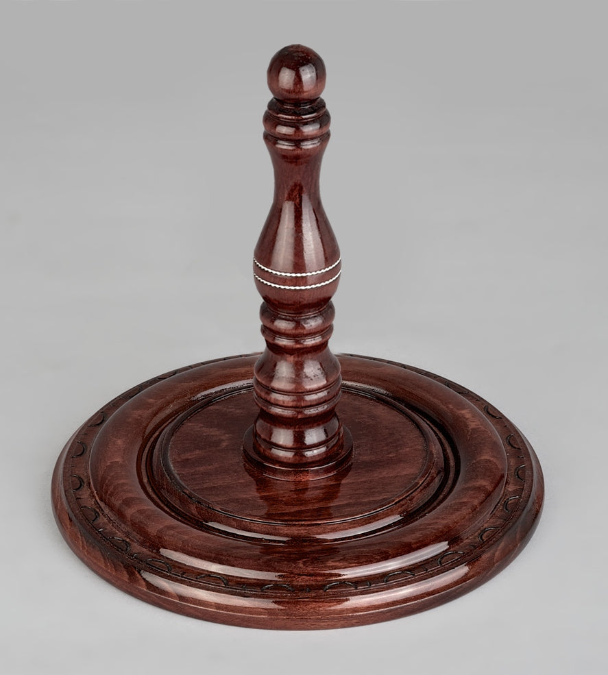 Wood With Silver Crown Etz Chaim Torah Rollers #25-55