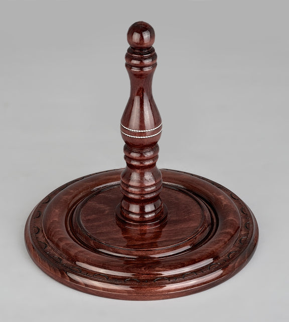 Wood With Silver Crown Etz Chaim Torah Rollers #25-55