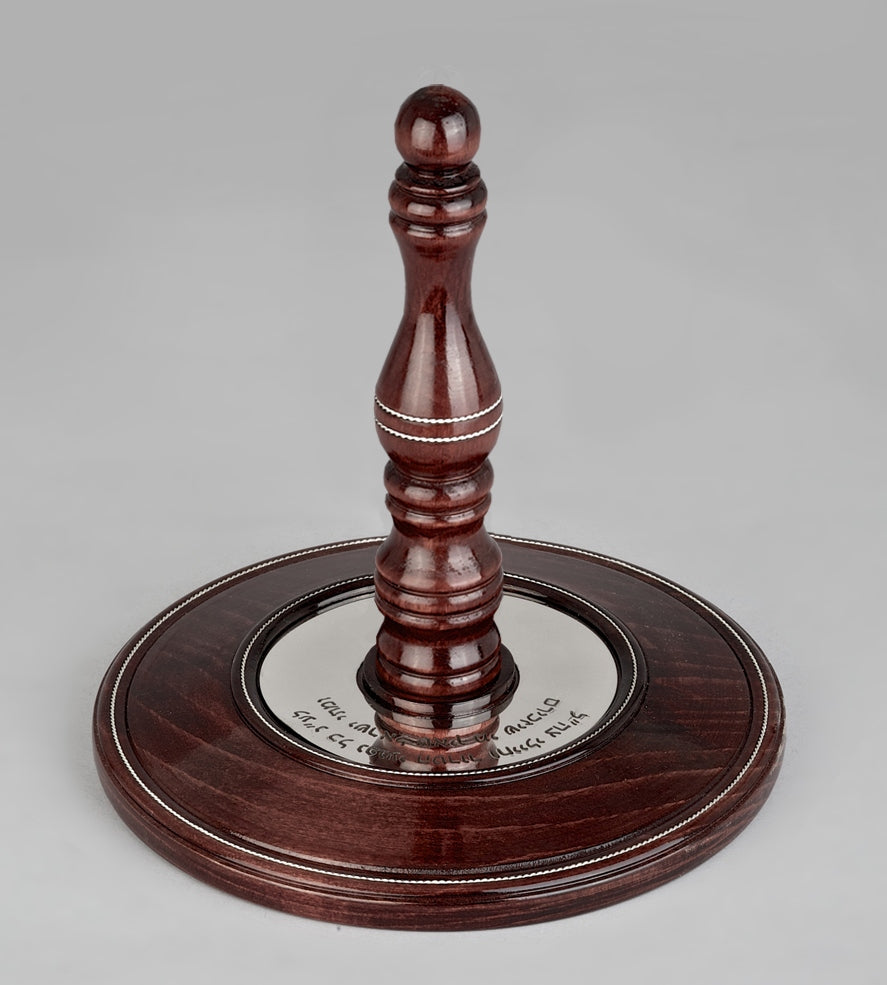 Wood & Silver Etz Chaim Torah Rollers #31-71