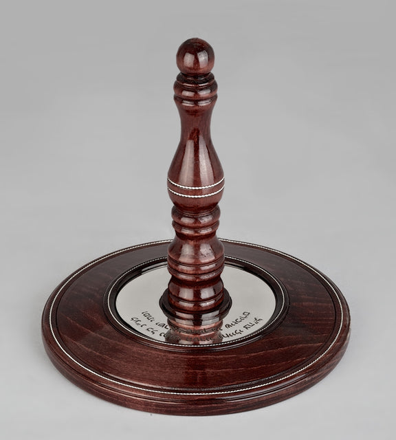 Wood & Silver Etz Chaim Torah Rollers #31-71