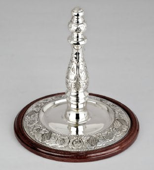 Wood & Silver Etz Chaim Torah Rollers #241-292