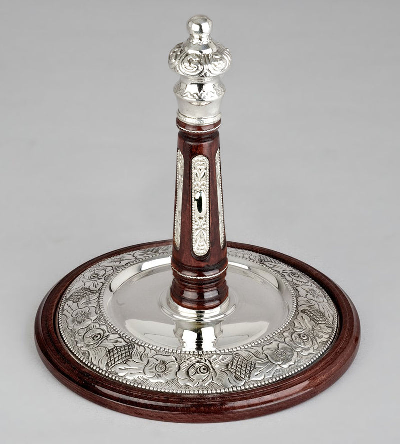 Wood & Silver Etz Chaim Torah Rollers #241-292