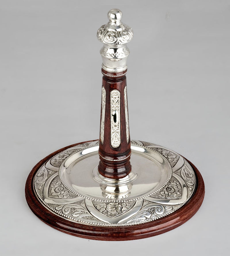 Wood & Silver Etz Chaim Torah Rollers #341-392