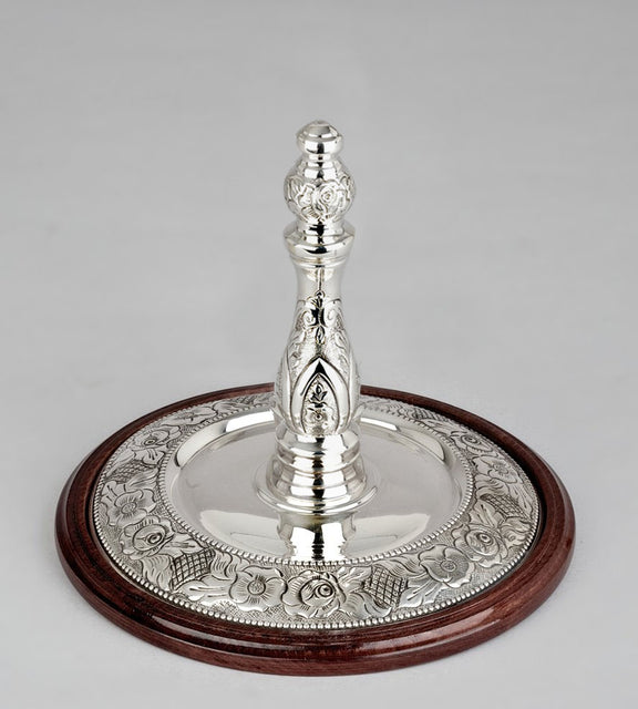 Wood & Silver Etz Chaim Torah Rollers #241-292