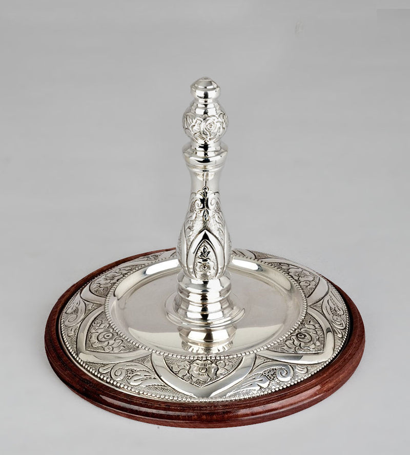 Wood & Silver Etz Chaim Torah Rollers #341-392