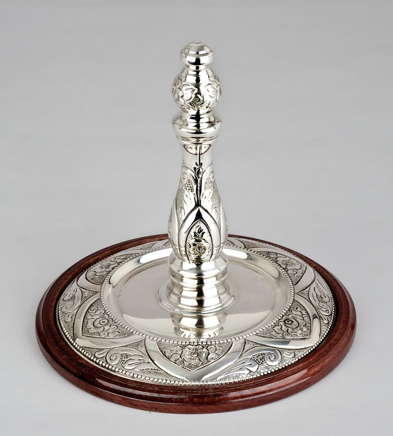 Wood & Silver Etz Chaim Torah Rollers #341-392