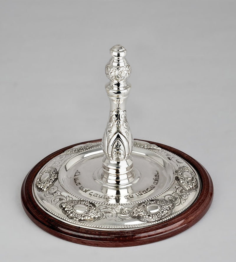 Wood & Silver Etz Chaim Torah Rollers #641-692