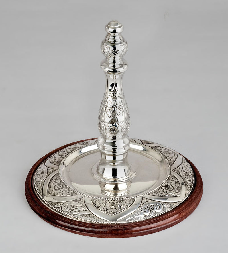 Wood & Silver Etz Chaim Torah Rollers #341-392