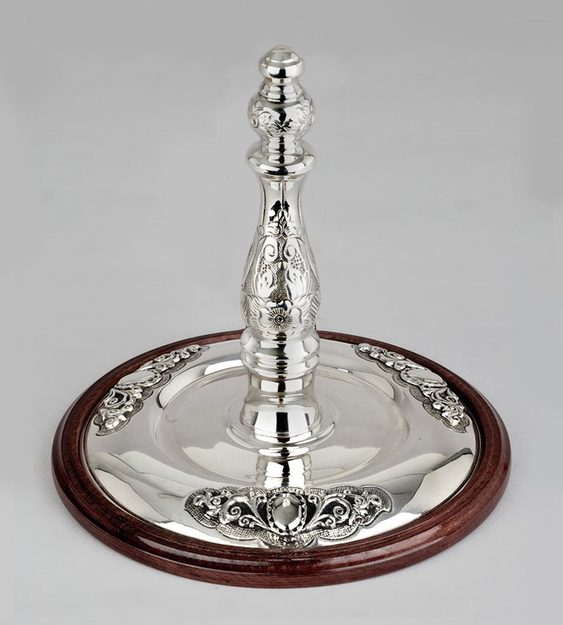 Wood & Silver Etz Chaim Torah Rollers #541-592