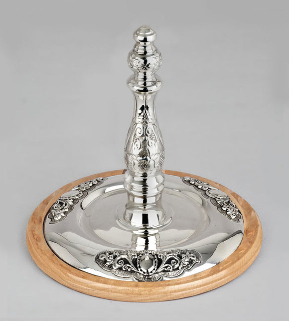Wood & Silver Etz Chaim Torah Rollers #541-592
