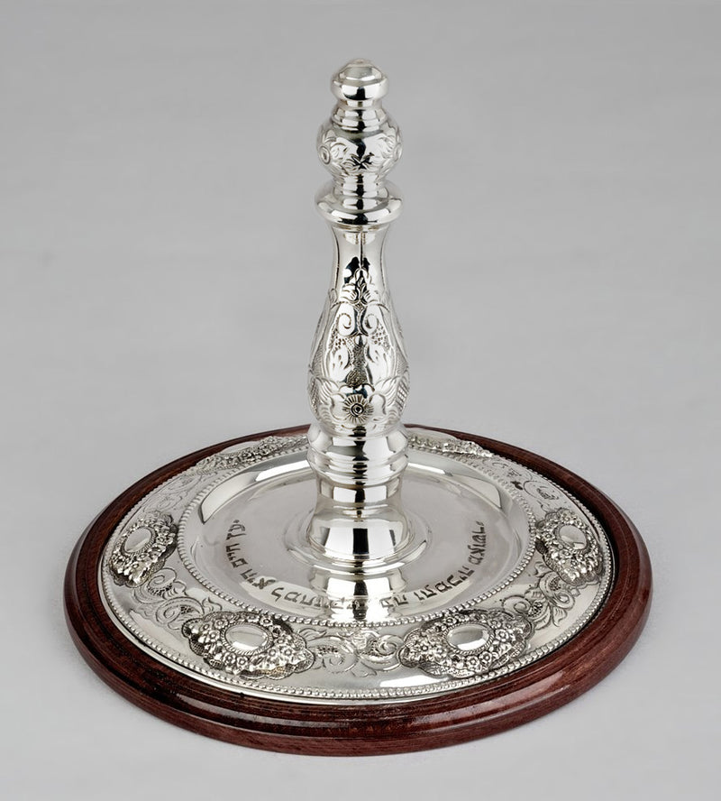 Wood & Silver Etz Chaim Torah Rollers #641-692