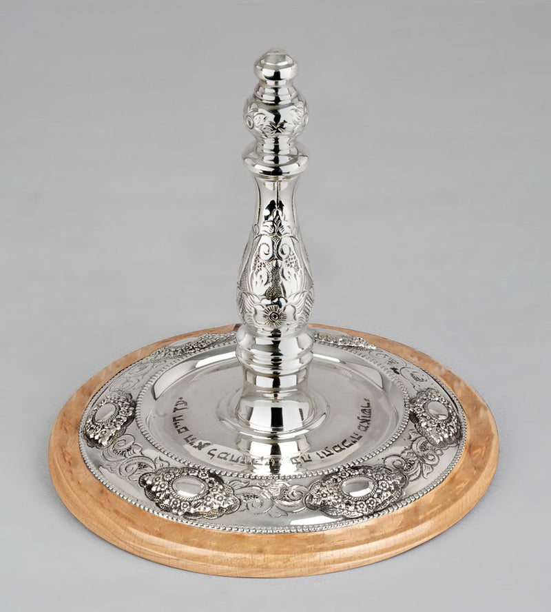 Wood & Silver Etz Chaim Torah Rollers #641-692