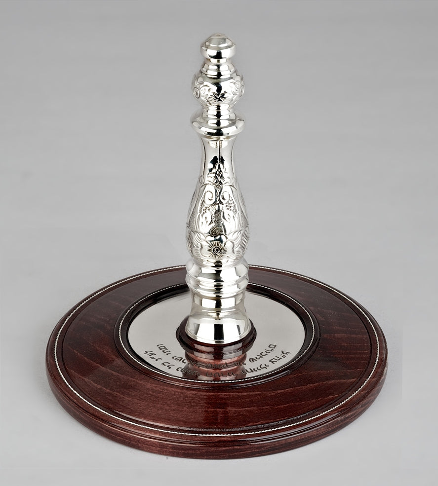 Wood & Silver Etz Chaim Torah Rollers #31-71
