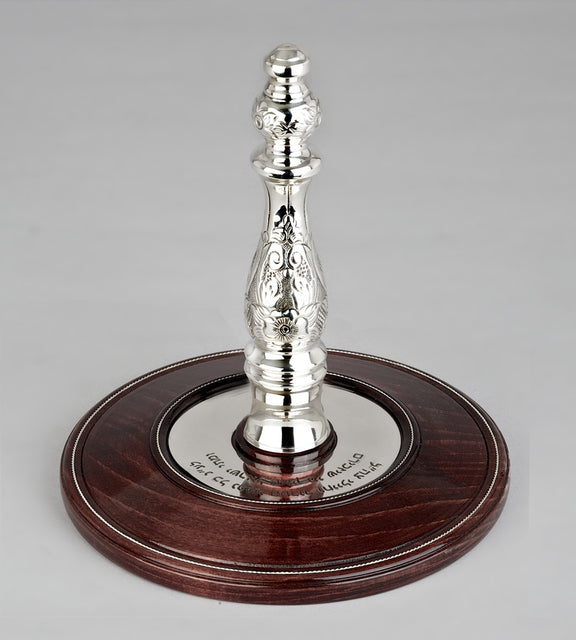 Wood & Silver Etz Chaim Torah Rollers #31-71
