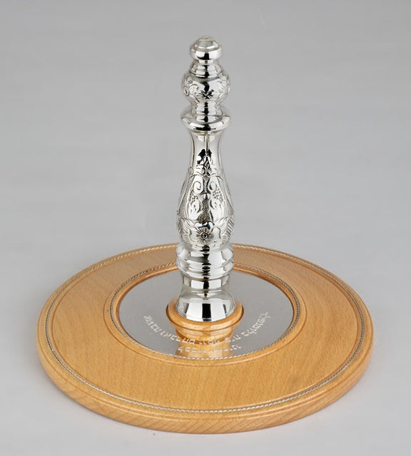 Wood & Silver Etz Chaim Torah Rollers #31-71