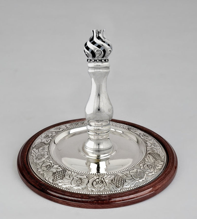 Wood & Silver Etz Chaim Torah Rollers #241-292