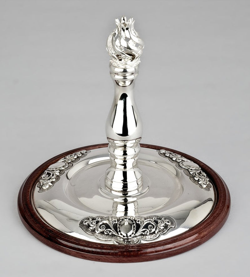 Wood & Silver Etz Chaim Torah Rollers #541-592