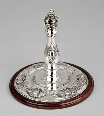 Wood & Silver Etz Chaim Torah Rollers #641-692