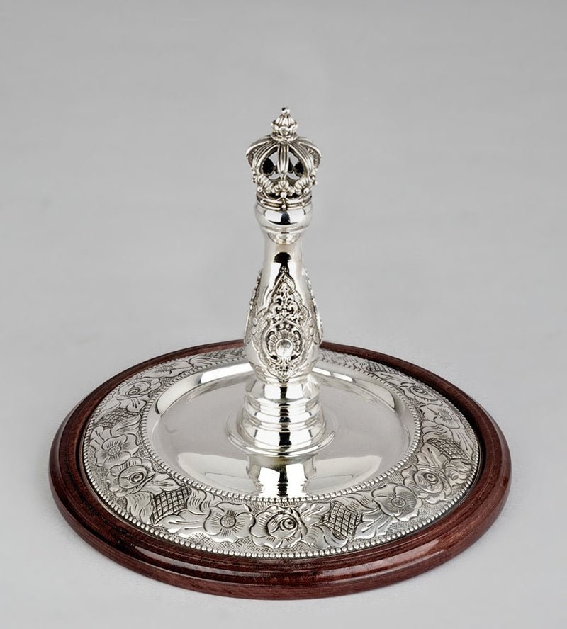 Wood & Silver Etz Chaim Torah Rollers #241-292