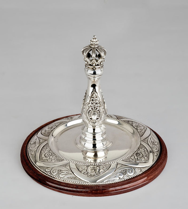 Wood & Silver Etz Chaim Torah Rollers #341-392