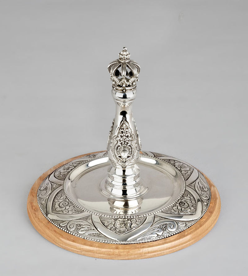 Wood & Silver Etz Chaim Torah Rollers #341-392