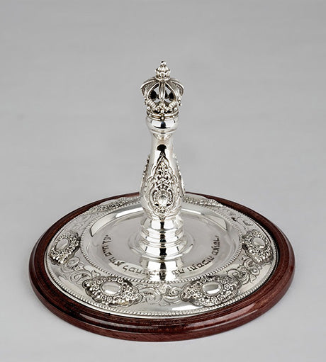 Wood & Silver Etz Chaim Torah Rollers #641-692