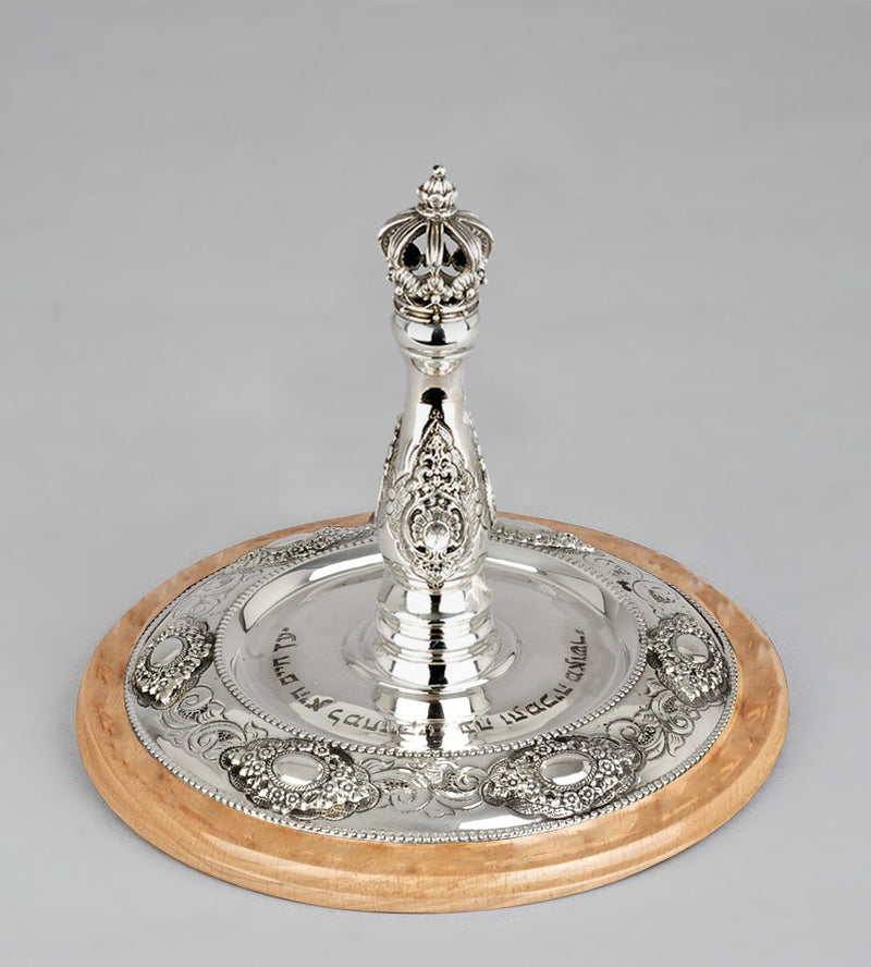 Wood & Silver Etz Chaim Torah Rollers #641-692