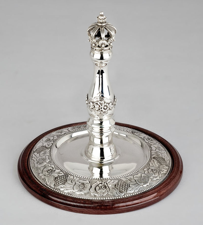 Wood & Silver Etz Chaim Torah Rollers #241-292