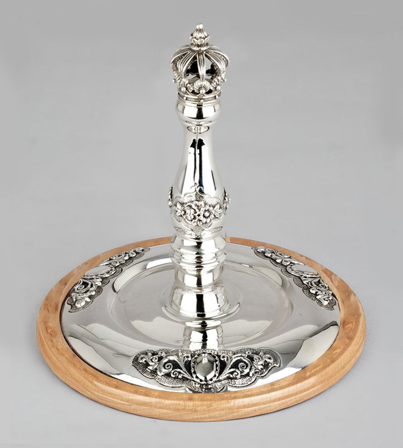 Wood & Silver Etz Chaim Torah Rollers #541-592